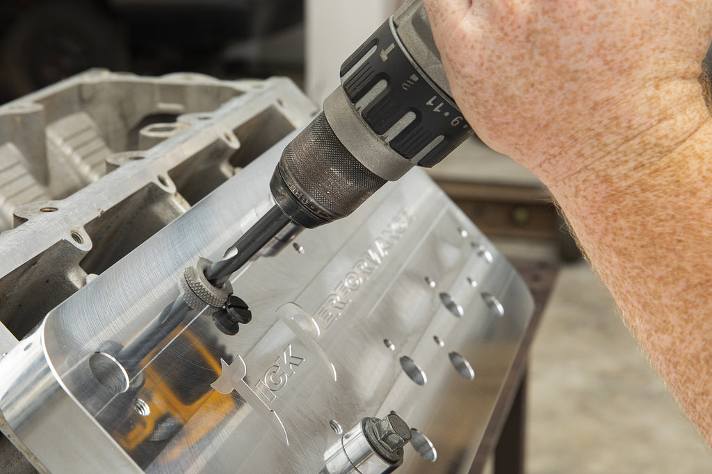 Head Bolt Drill Fixture for Gen 3 & 4 GM LS-Series Blocks By Tick Performance