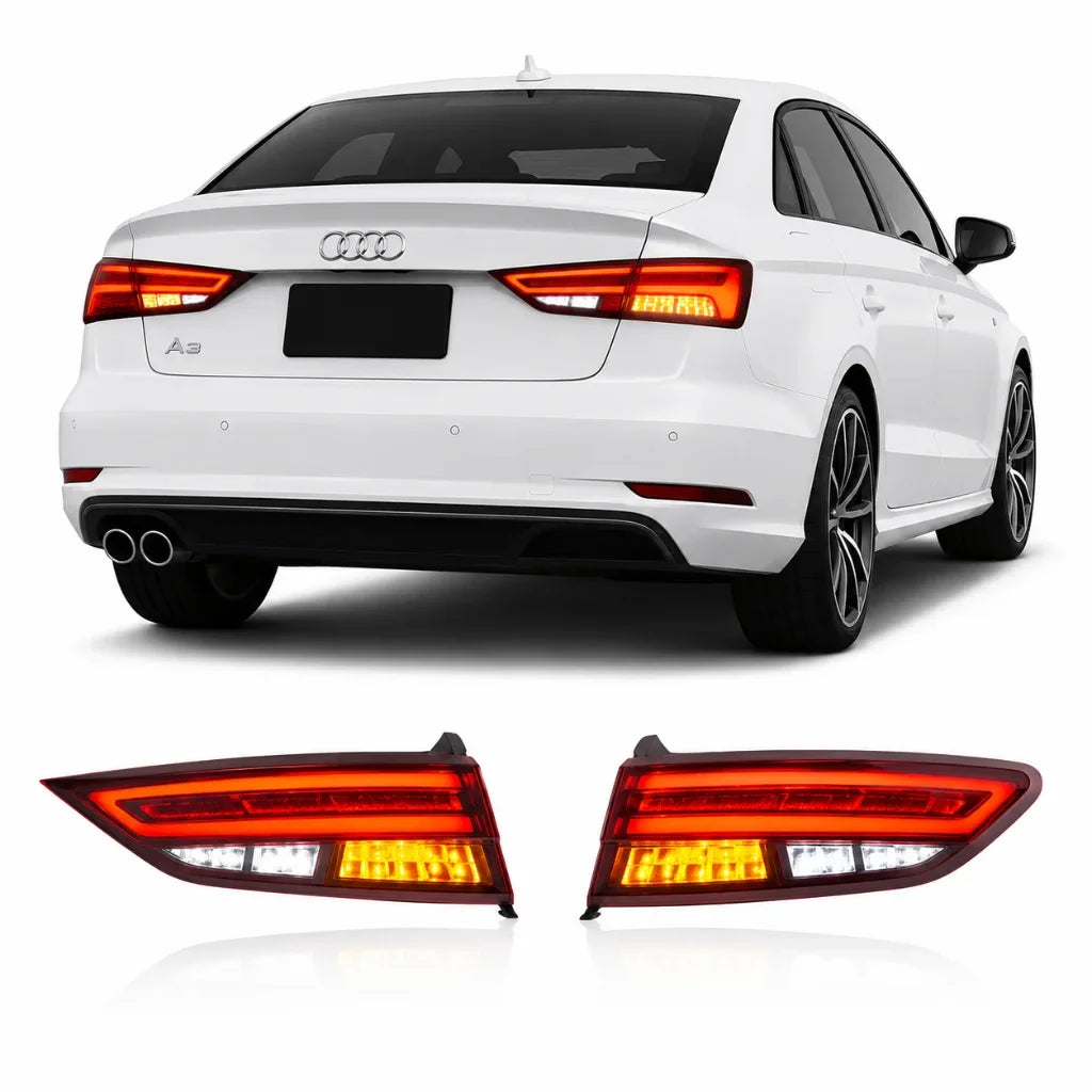 Audi A3 Upgraded LED Tail Lights Rear Lamp Assembly 2013-2019