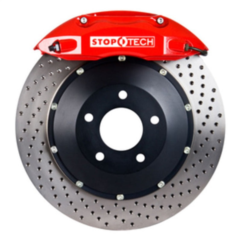 StopTech BBK 01-07 BMW M3 (E46) Rear ST-40 Red Caliper Drilled 355x32mm Rotors