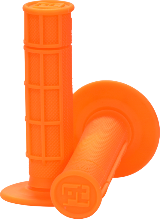 ProTaper 1/2 Waffle Grips - Neon Orange