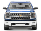 Raxiom 14-15 Chevrolet Silverado 1500 OE Projector Headlights/Chrome Trim- Black- Clear Lens