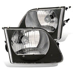 Raxiom 97-03 Ford F-150 G2 Euro Headlights- Black Housing- Clear Lens