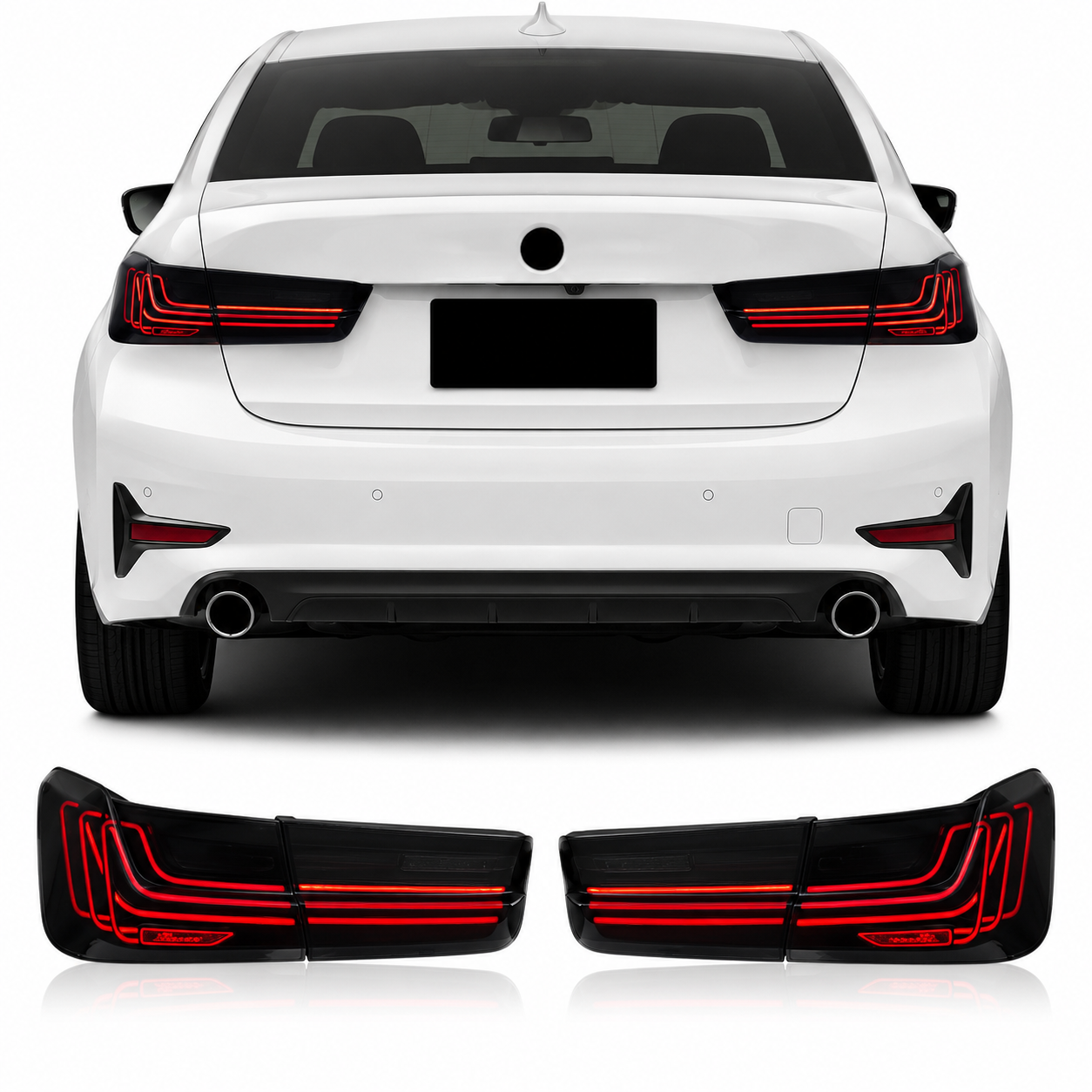 BMW 3 Series G20/G28 RGB CSL LED Tail Lights Rear Lamp Assembly 2018-2020