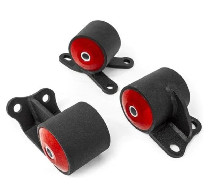 Innovative 92-95 Civic B/D Series Black Steel Mounts 95A Bushings (Auto Chassis Auto Trans)