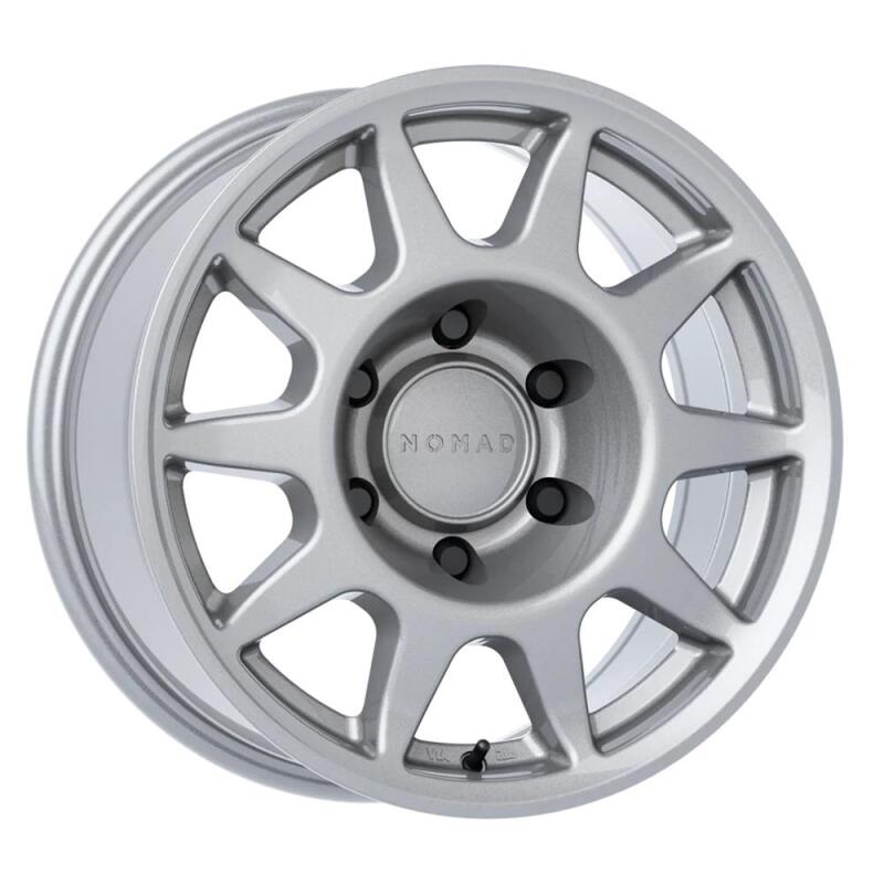Nomad N505OE Touring 17x8.5in / 6X139.7 BP / -10mm Offset / 106.1mm Bore - OE Silver