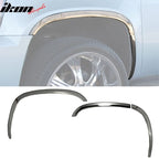 2007-2014 Chevrolet Tahoe/Yukon Polished Fender Flares Stainless Steel