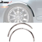 2006-2008 Ford Fusion Milan Zephyr Fender Flares Cover Stainless Steel