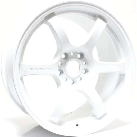 Gram Lights 57DR 18x9.5 +38 5-114.3 Ceramic Pearl Wheel (Min Order Qty 20)