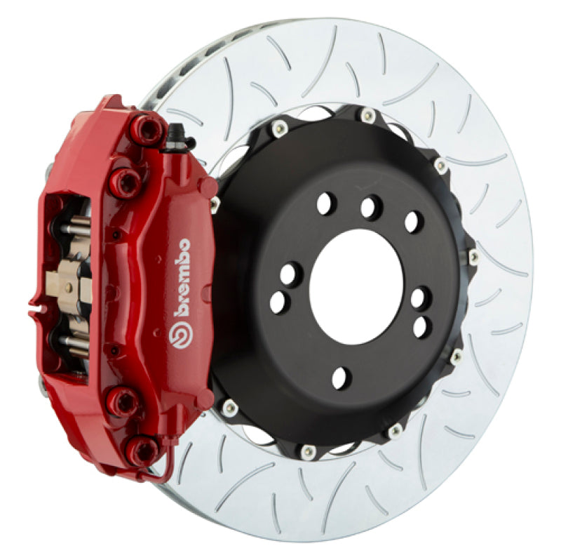 Brembo 22+ WRX (Excl. EyeSight) Rear GT BBK 4 Piston Cast 345x28 2pc Rotor Slotted Type3-Red