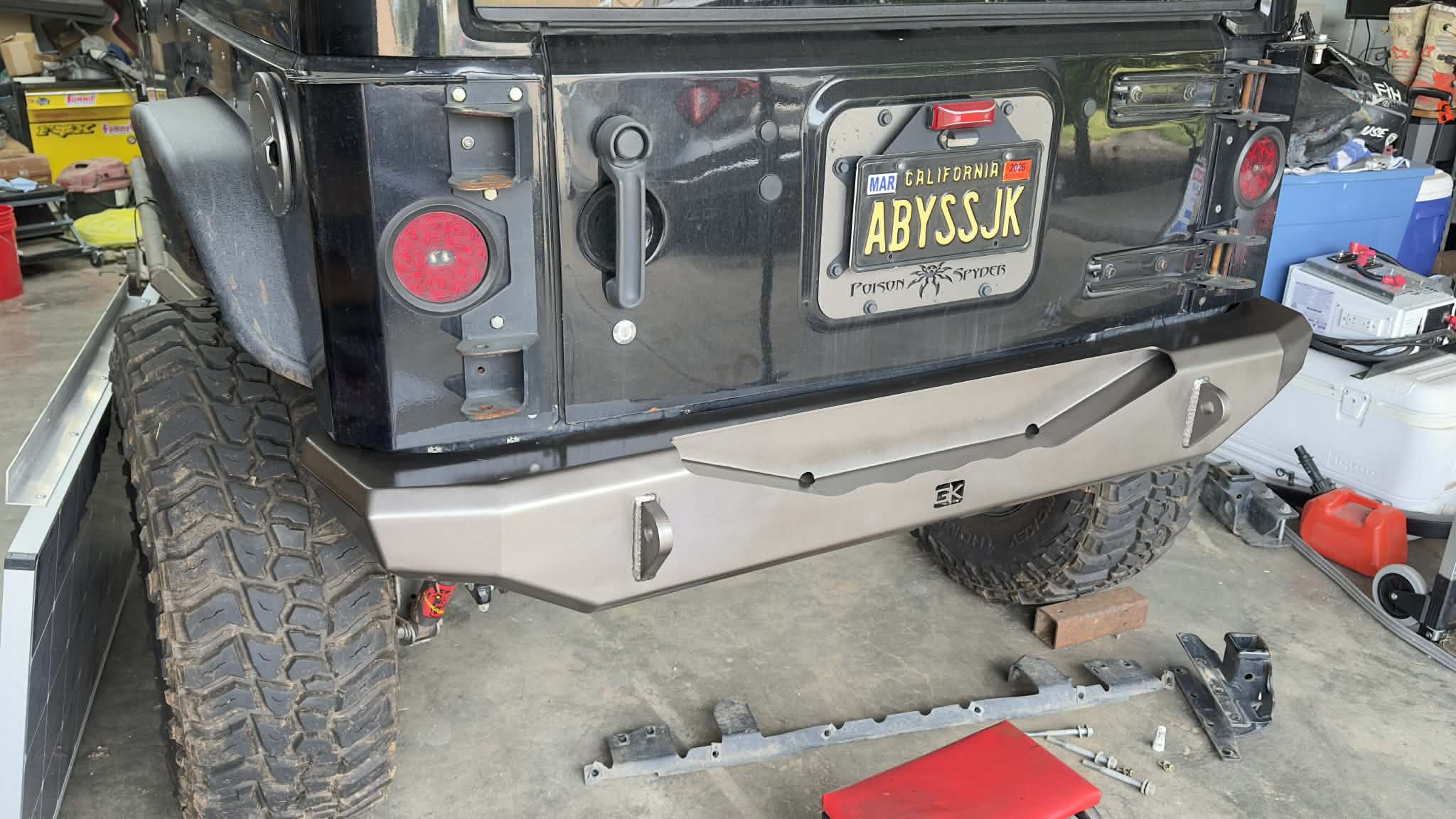Gauntlet Series Rear Bumper for Jeep JK Wrangler (2007-2018)