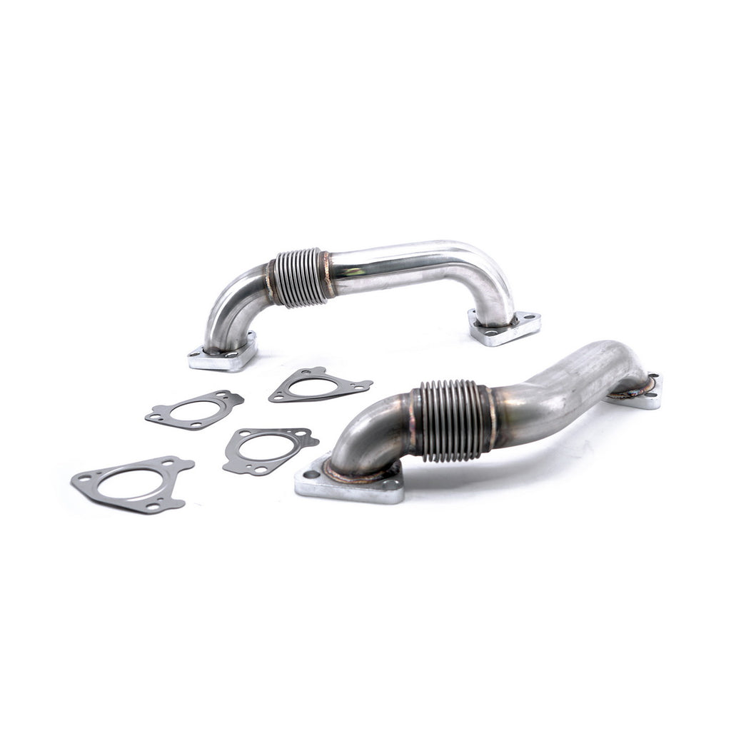 2001-2004 Chevrolet / GMC 2 inch Replacement Up-Pipes Raw