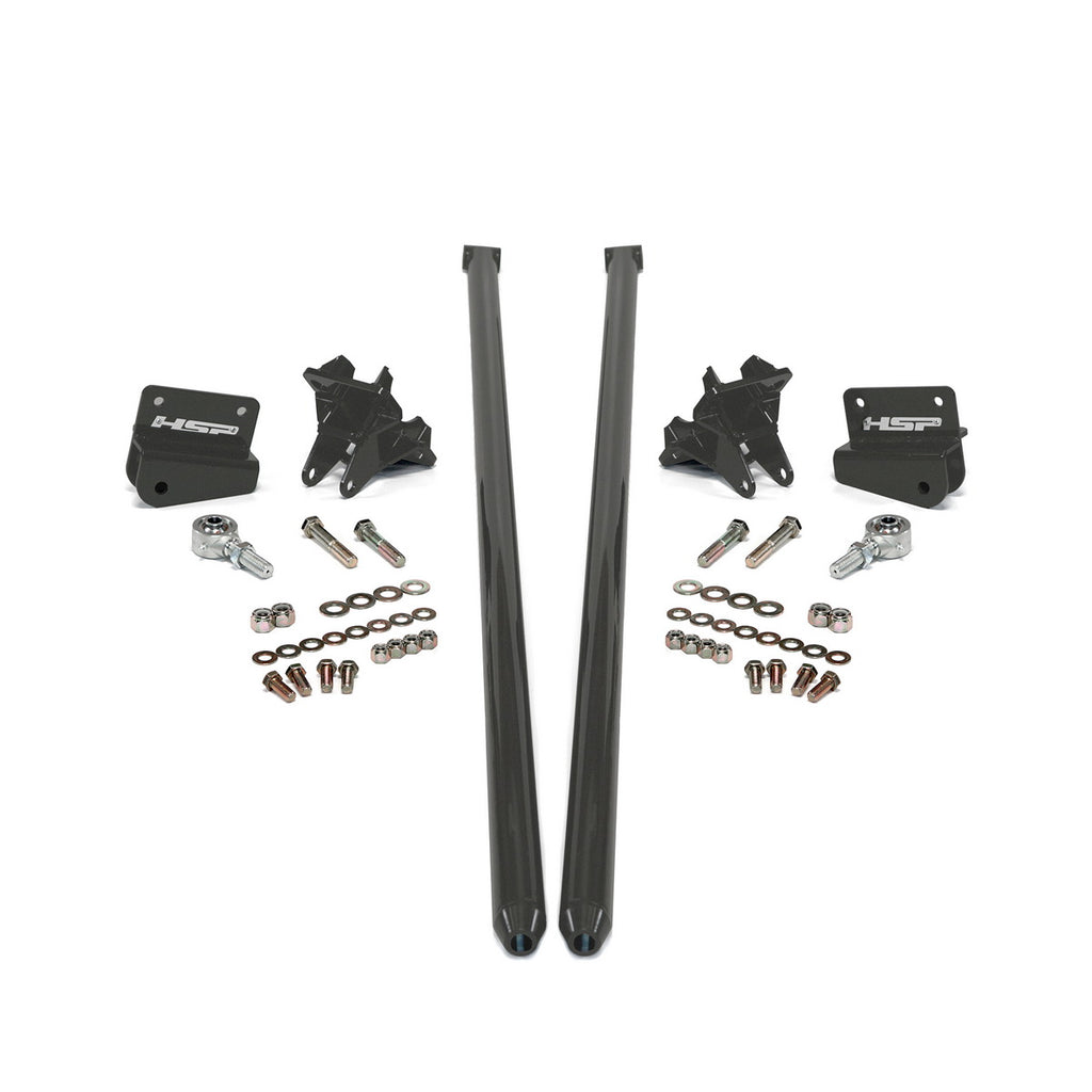 2001-2010 Silverado/Sierra 2500/3500 75 Inch Bolt On Traction Bars 3.5 Inch Axle Diameter Kingsport Grey