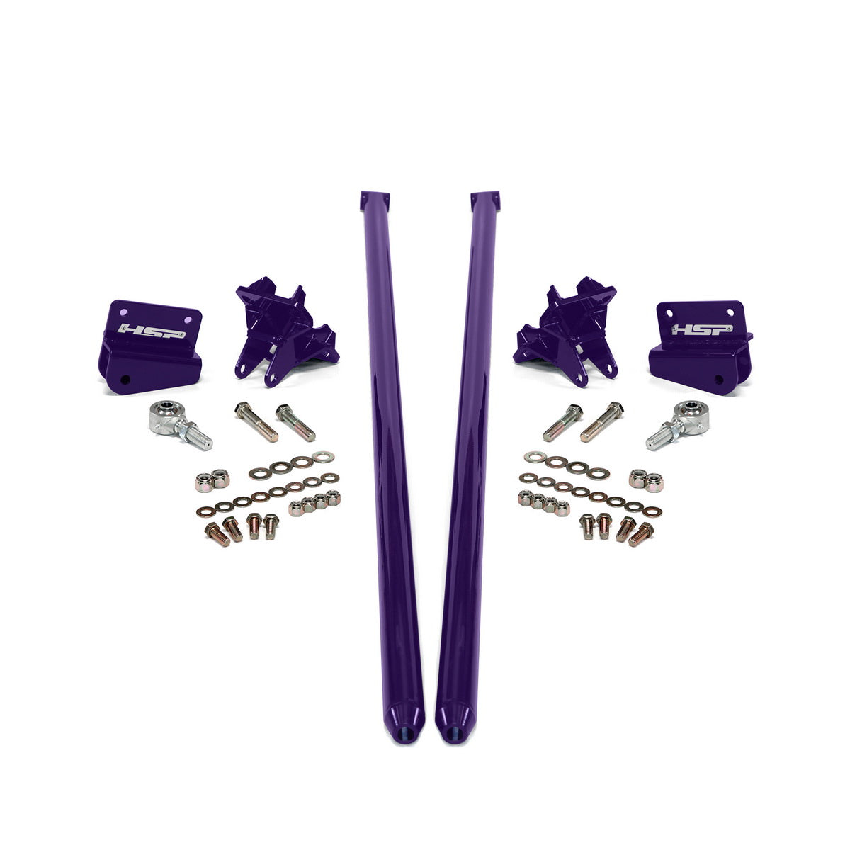 2001-2010 Chevrolet / GMC 75 inch Bolt On Traction Bars 3.5 inch Axle Diameter Illusion Purple