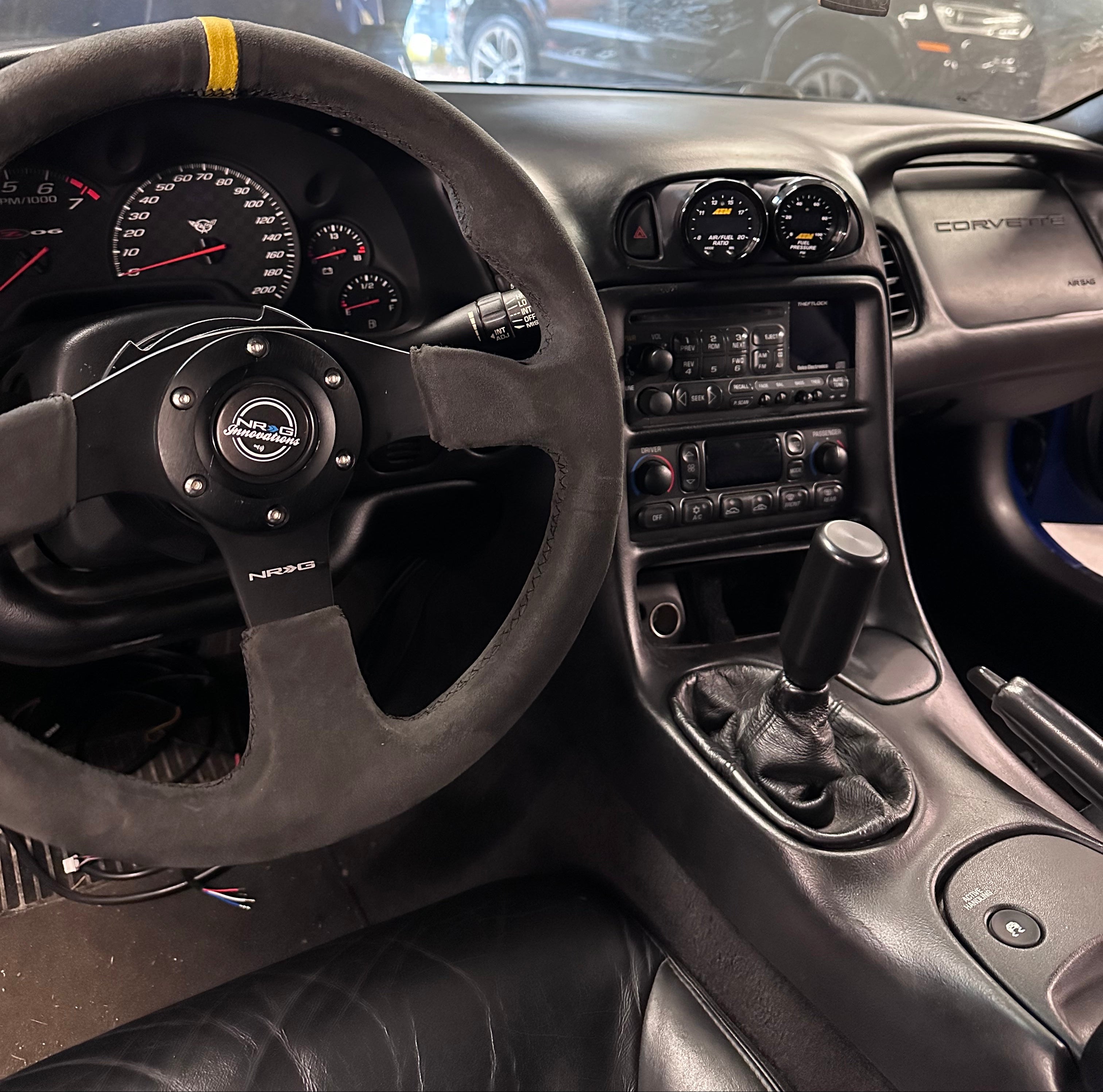 Corvette C5 Center Vent Gauge Pod for Dual 2 1/16" Gauges  by FI Performance