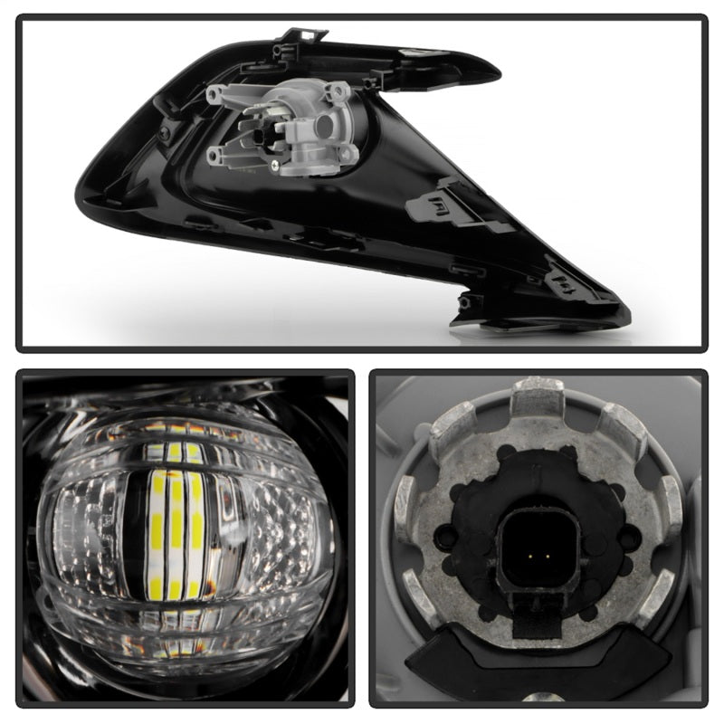 Spyder 23-24 Toyota Corolla Hatchback OEM Full Fog Lights w/Switch - Clear (FL-TCOC2023-HB-LED-C)