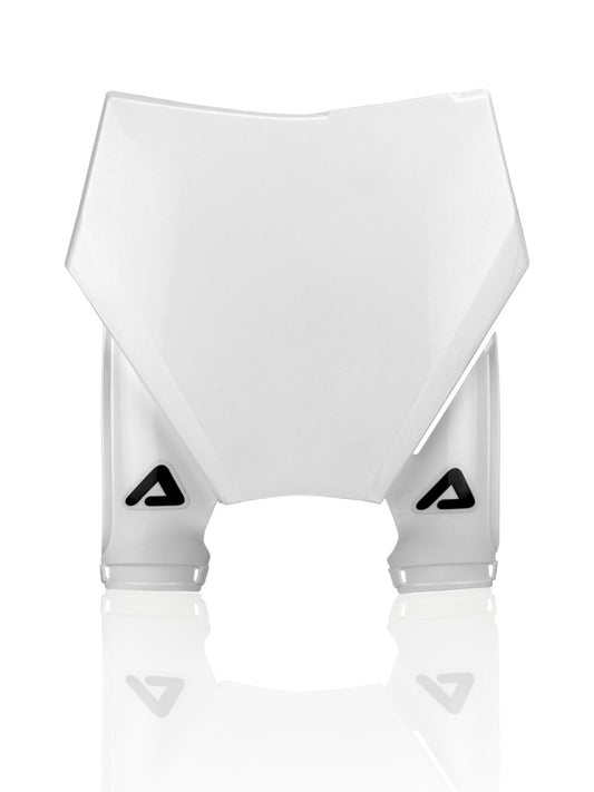 Acerbis 23+ KTM SX125-300/SX-F250-450/XC125-300/XC-F250-450 Front Number Plate-Raptor 2 - White