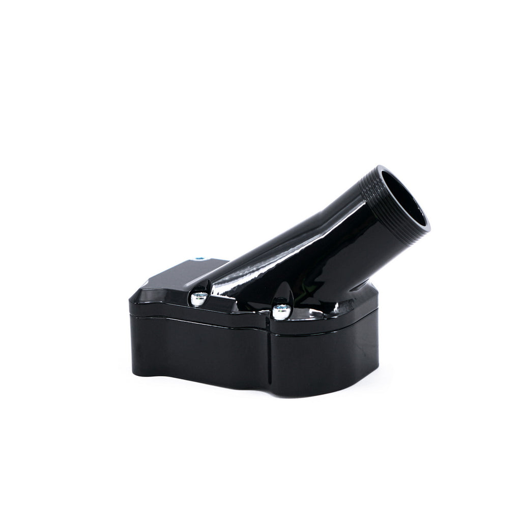 2001-2005 Silverado/Sierra 2500/3500 Billet Forward Facing Thermostat Housing Kit Kingsport Grey