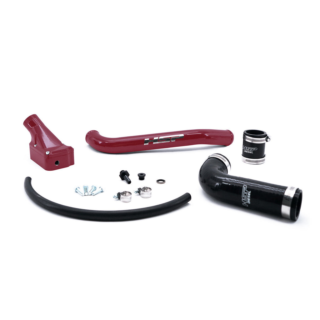 2001-2005 Chevrolet / GMC Billet Forward Facing Thermostat Housing Kit Illusion Cherry