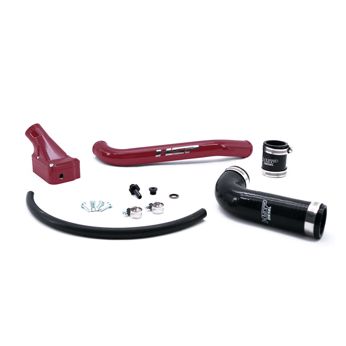 2001-2005 Chevrolet / GMC Billet Forward Facing Thermostat Housing Kit Illusion Cherry