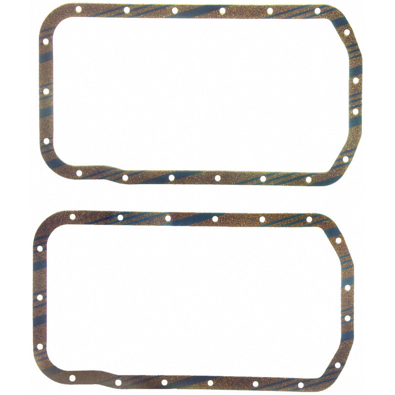 Fel-Pro Toyota Tacoma Engine Oil Pan Gasket Set Blue Stripe cork-rubber