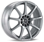 Enkei EDR9 17x8 5x100/114.3 38mm Offset 72.6 Bore Diameter - Silver Wheel
