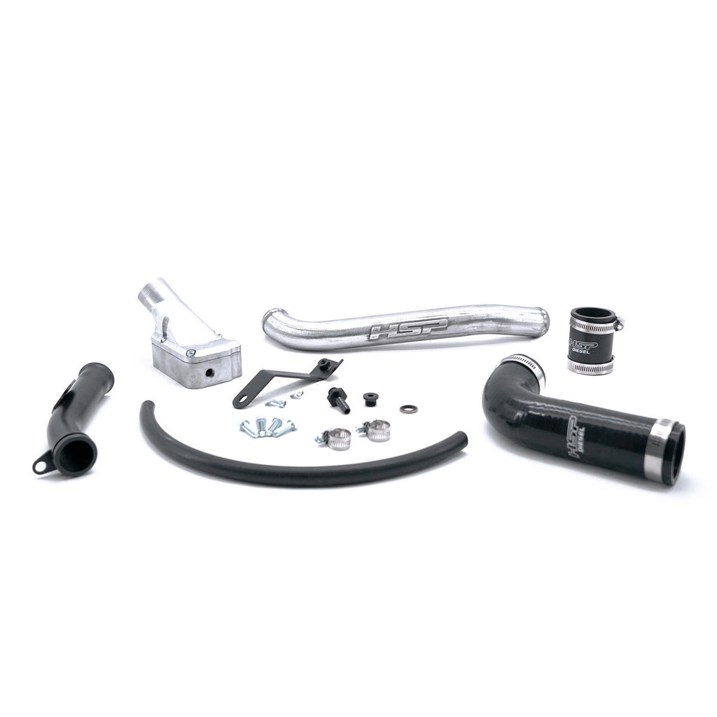 2006-2010 Chevrolet / GMC Billet Forward Facing Thermostat Housing Kit Raw