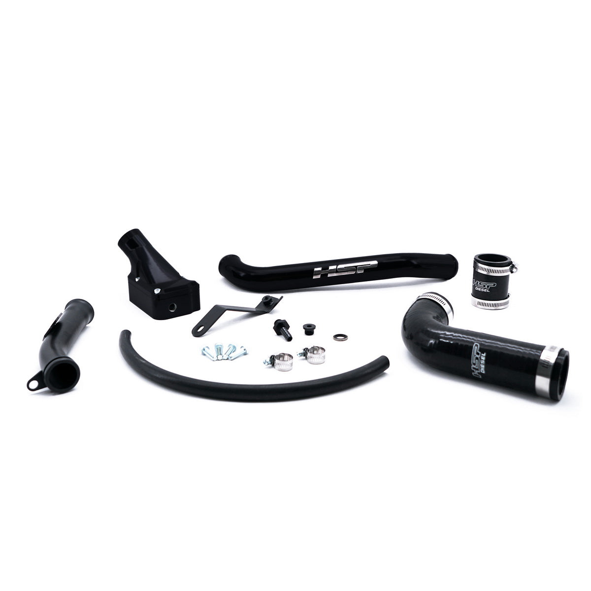 2006-2010 Chevrolet / GMC Billet Forward Facing Thermostat Housing Kit Silk Satin Black
