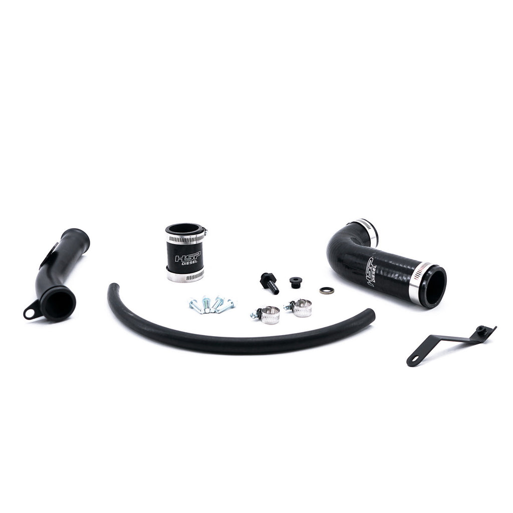 2006-2010 Chevrolet / GMC Billet Forward Facing Thermostat Housing Kit Polar White