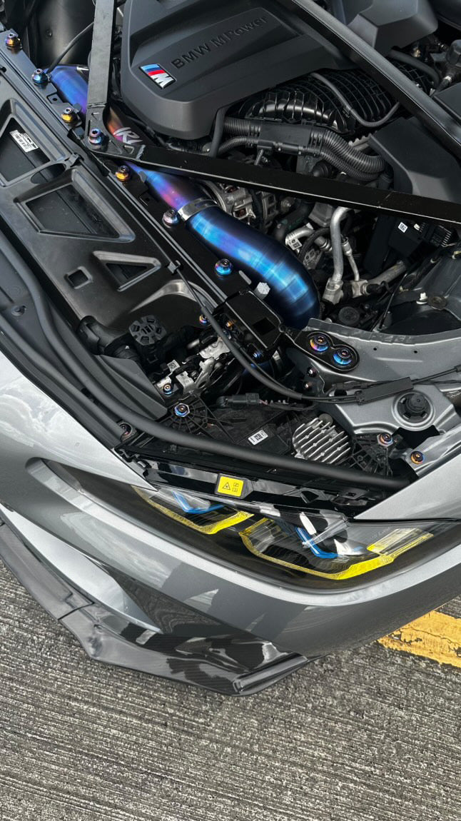 IRL BMW G8x Titanium Front Mount Intakes