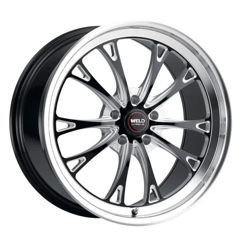 Weld Racing Belmont Drag- 18x10 / 5x114. 3/ ET45 / 78.1 CB- Gloss Black MIL DIA