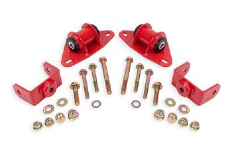 BMR 14-19 Chevrolet Corvette Motor Mount Kit - Red