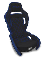 PRP Contour Suspension Seat - Black & Blue
