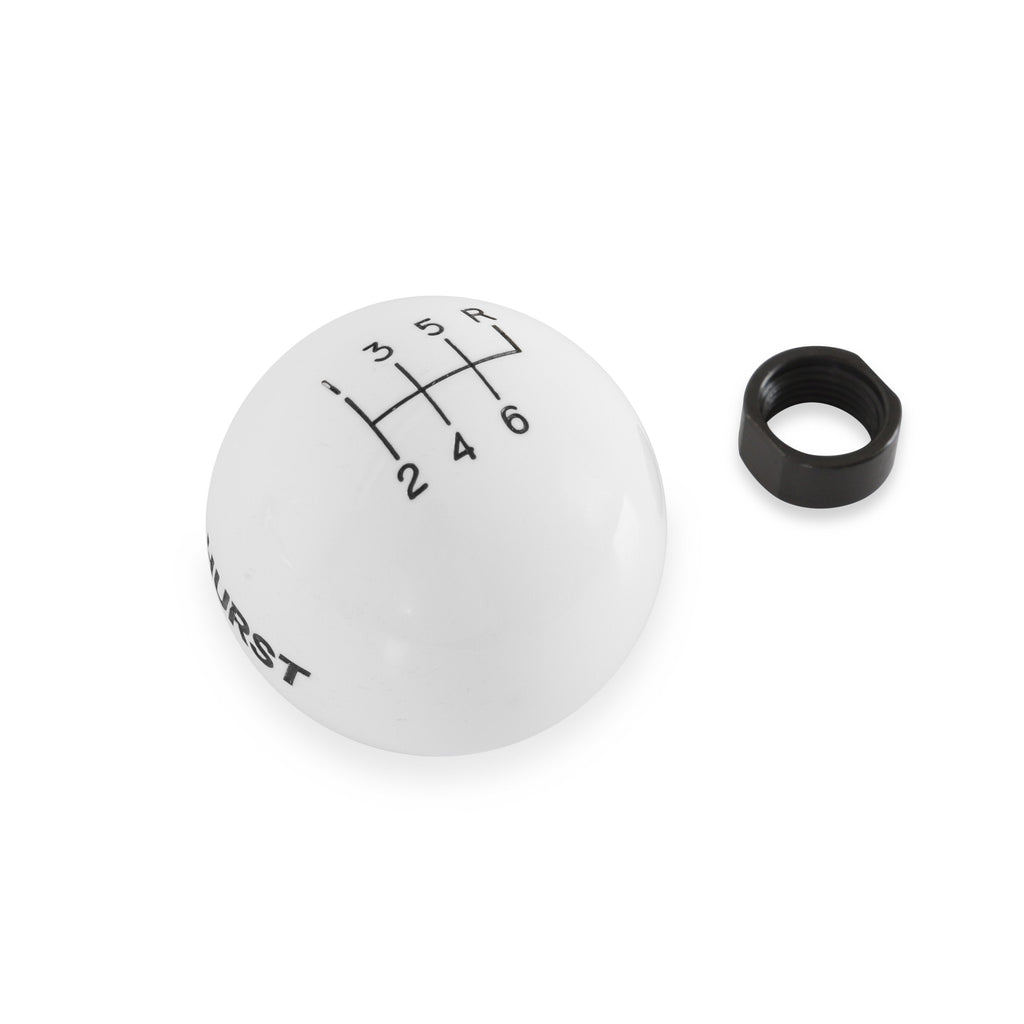 Hinson Motorsports Hurst Shift Knob - 6-Speed - White