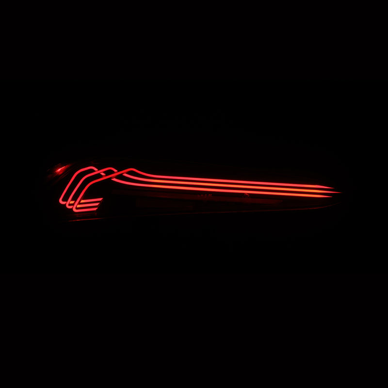 AlphaRex 20-24 Toyota Supra LUXX-Series Laser Style LED Tail Lights Black-Red