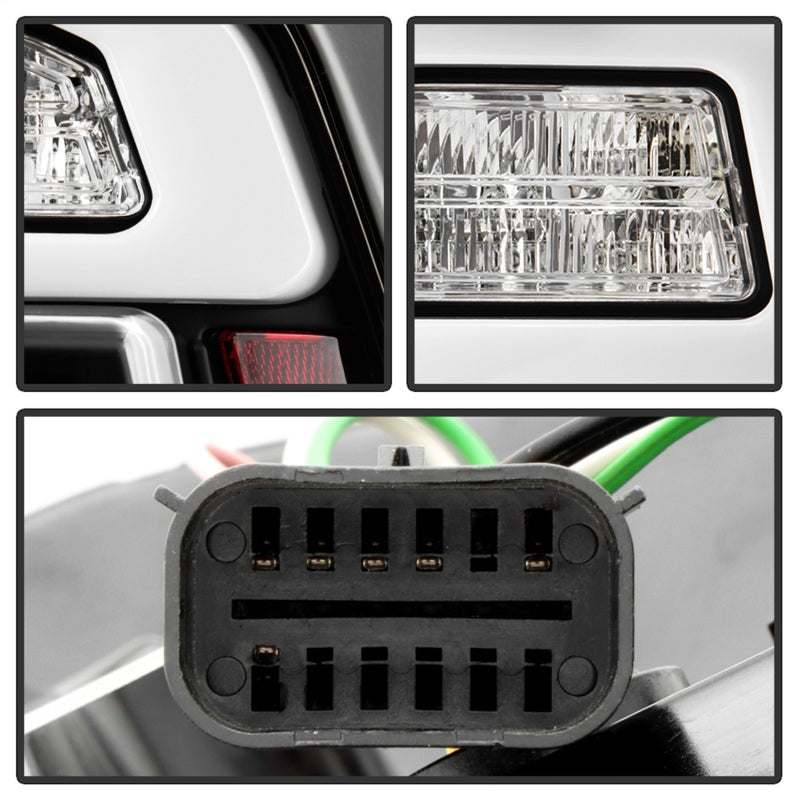 Spyder Apex 19-23 Dodge Ram 1500 (w/ Factory LED) LED Tail Light - Black (ALT-YD-DR19LEDT2-SEQ-BK)