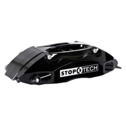 StopTech 90-96 300zx Front BBK w/ Black ST-40 Calipers Slotted 332x32 Rotors Pads and SS Lines