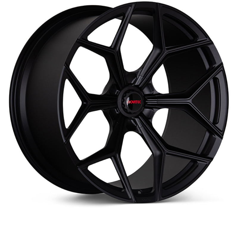 Vossen x Novitec NL4-5L 21x9.5in - 5x120 BP - ET30 - Satin Black Lamborghini Revuelto Front Wheel