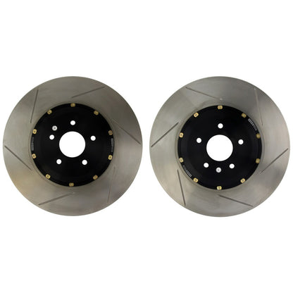 StopTech 03-17 Dodge Viper AeroRotor Drilled Zinc Coated Front Rotor Pair