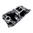 Edelbrock RPM Air-Gap Intake Manifold for Big-Block Chevy Oval Port - Black Plasma Finish