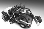Husky Liners 07-17 Jeep Wrangler JKU 4dr Guardian Impact Jeep Liner