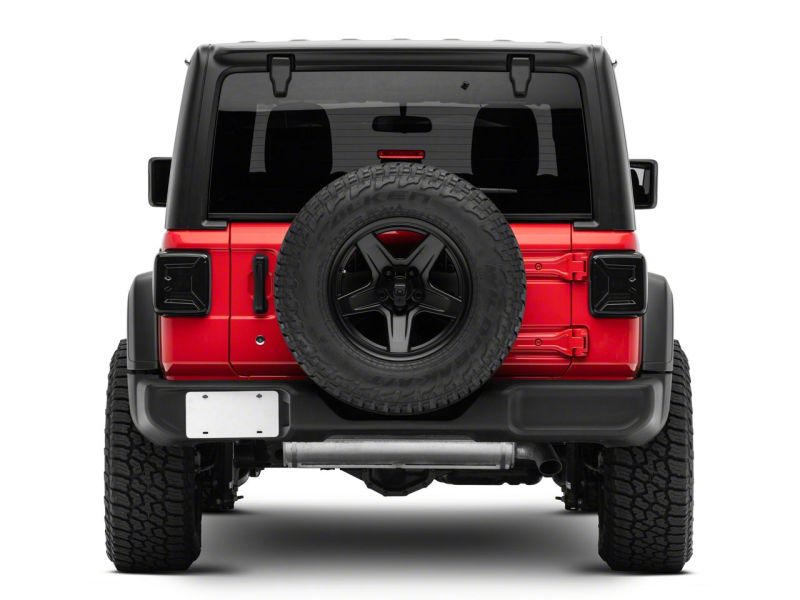 Raxiom 18-23 Jeep Wrangler JL Axial Series LED Tail Lights- Blk Housing (Smoked Lens)