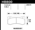 Hawk DTC-50 Motorsports Brake Pads