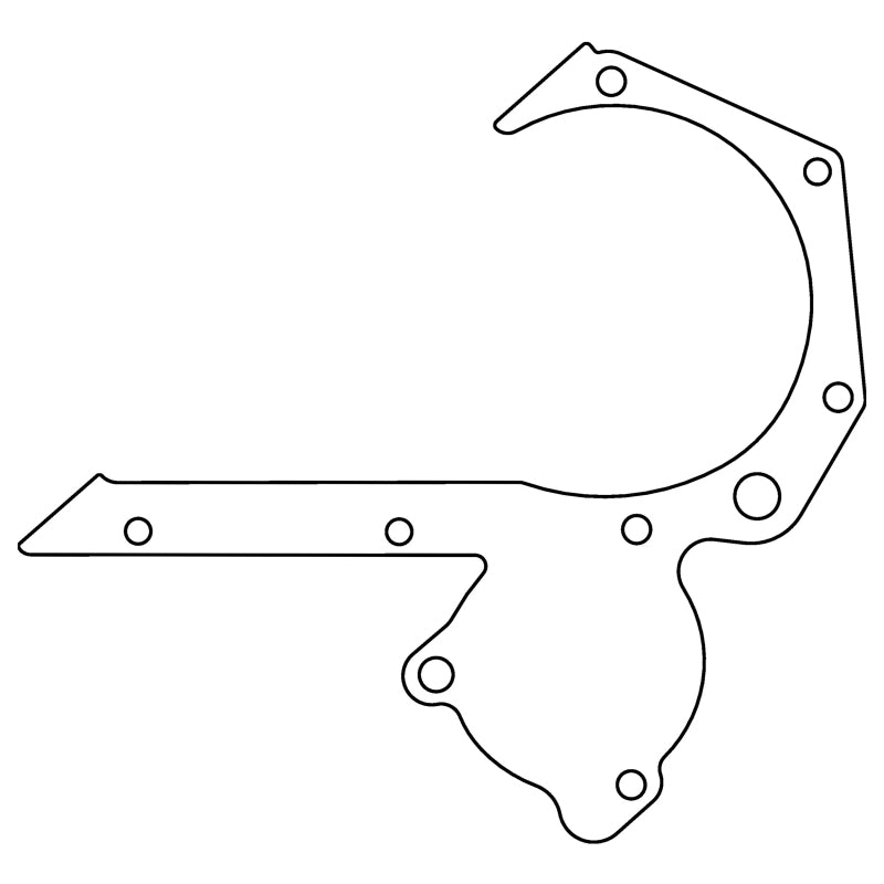 Cometic Cosworth BD Series - FVA/FVC .012in Fiber Timing Cover Gasket - Water Pump Blocked Off