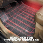 Husky Liners 14-20 Nissan Rogue / 14-15 Nissan X-Trail 2nd Row Floor Liner - Black