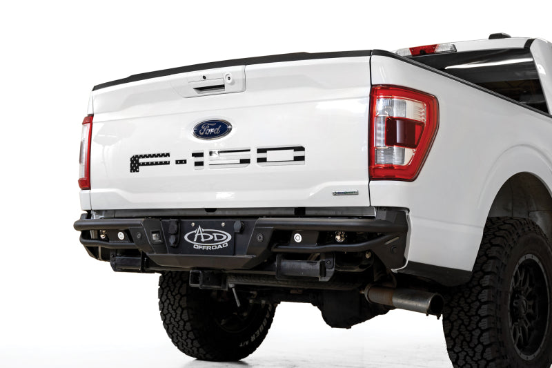 Addictive Desert Designs 21-23 Ford F-150 PRO Bolt-On Rear Bumper w/ Back-up Sensor Cutouts