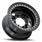 Raceline RT80 Rock 8 Spoke 15x8in / 8x165.1 BP / -19mm Offset / 130.81mm Bore - Gloss Black