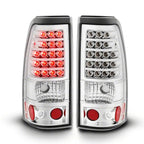 Raxiom 03-06 Chevrolet Silverado 1500 Fleetside LED Tail Lights- Chrome Housing- Clear Lens