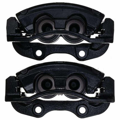 Power Stop 02-06 Cadillac Escalade Rear Black Caliper - Pair w/Bracket