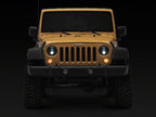 Raxiom 07-18 Jeep Wrangler JK Axial Series DB1 LED Headlights- Black Housing- Clear Lens