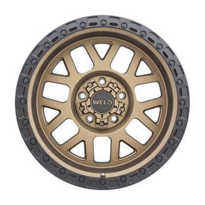 Weld Off-Road W115 17X9 Cinch 6X135 6X139.7 ET00 BS5.00 Satin Bronze / Satin Black 106.1